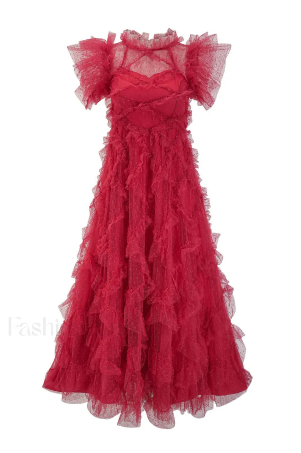 Maxine Floral Embroidery Charming Sleeveless Maxi Dress - Image 26