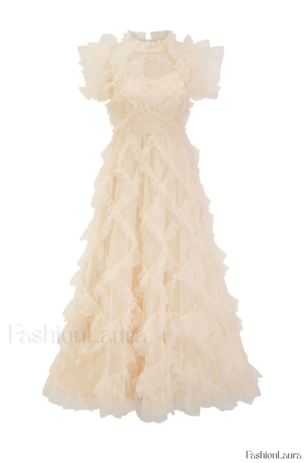 Maxine Floral Embroidery Charming Sleeveless Maxi Dress - Image 43
