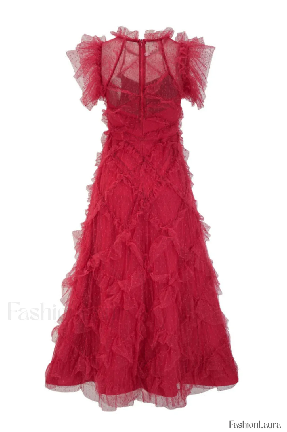Maxine Floral Embroidery Charming Sleeveless Maxi Dress - Image 44