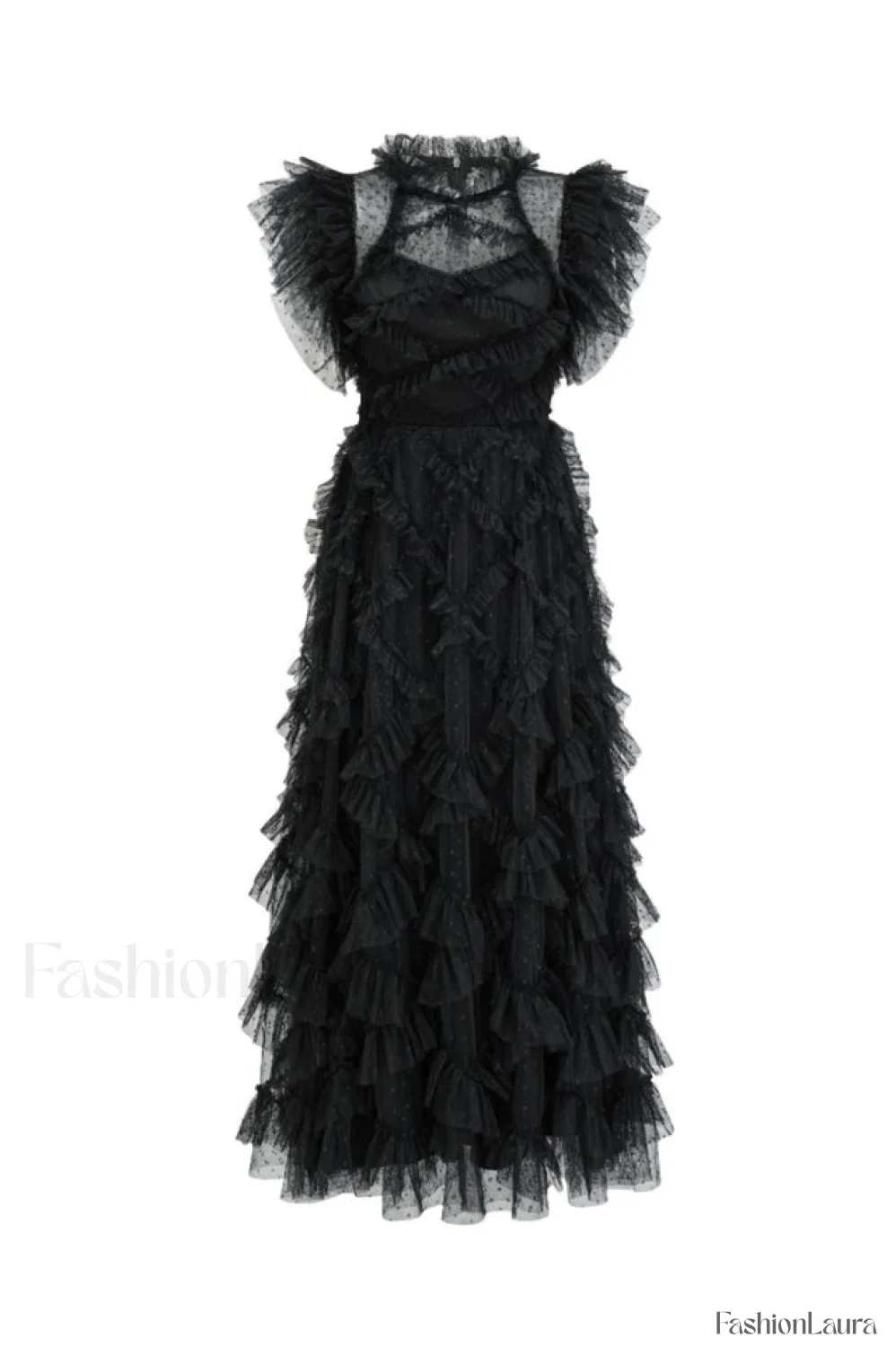 Maxine Floral Embroidery Charming Sleeveless Maxi Dress - Image 47