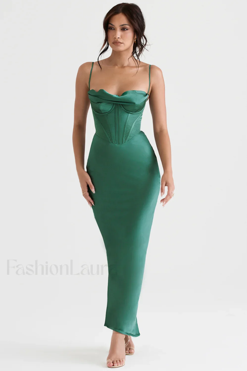 Herringbone Elegant Corset Dress - Image 55