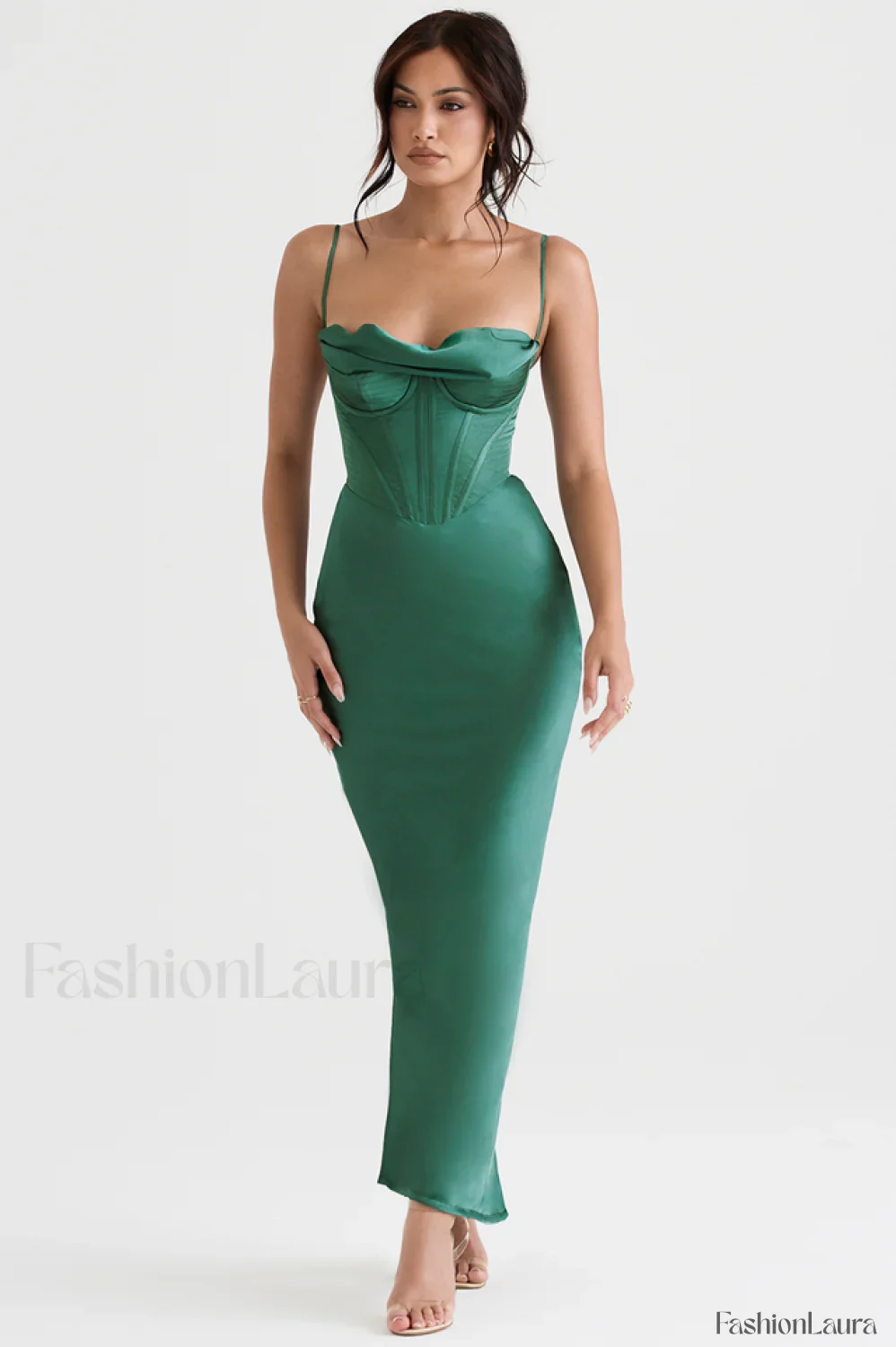 Herringbone Elegant Corset Dress - Image 82