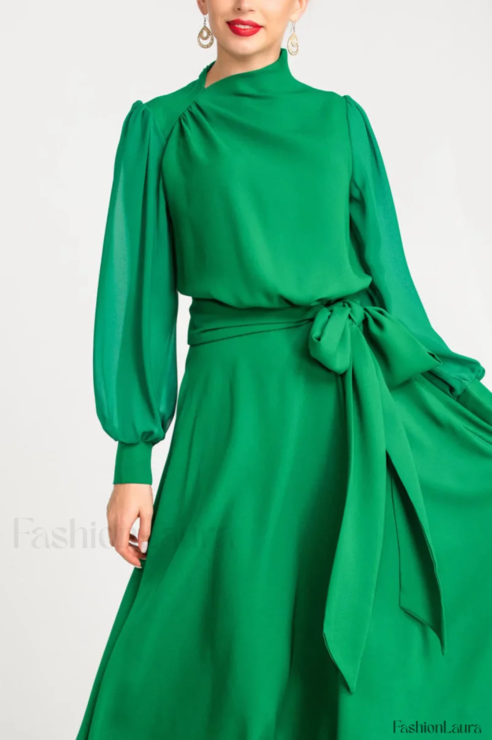 Magdalen Elegant Midi Dress - Image 15
