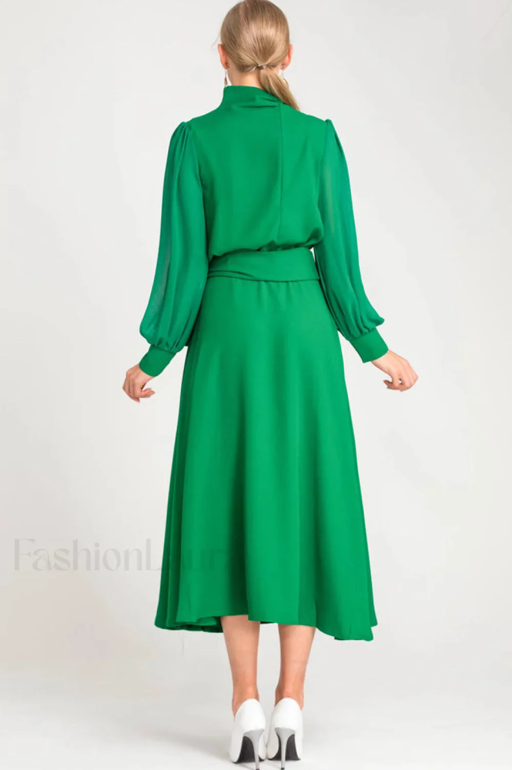 Magdalen Elegant Midi Dress - Image 5
