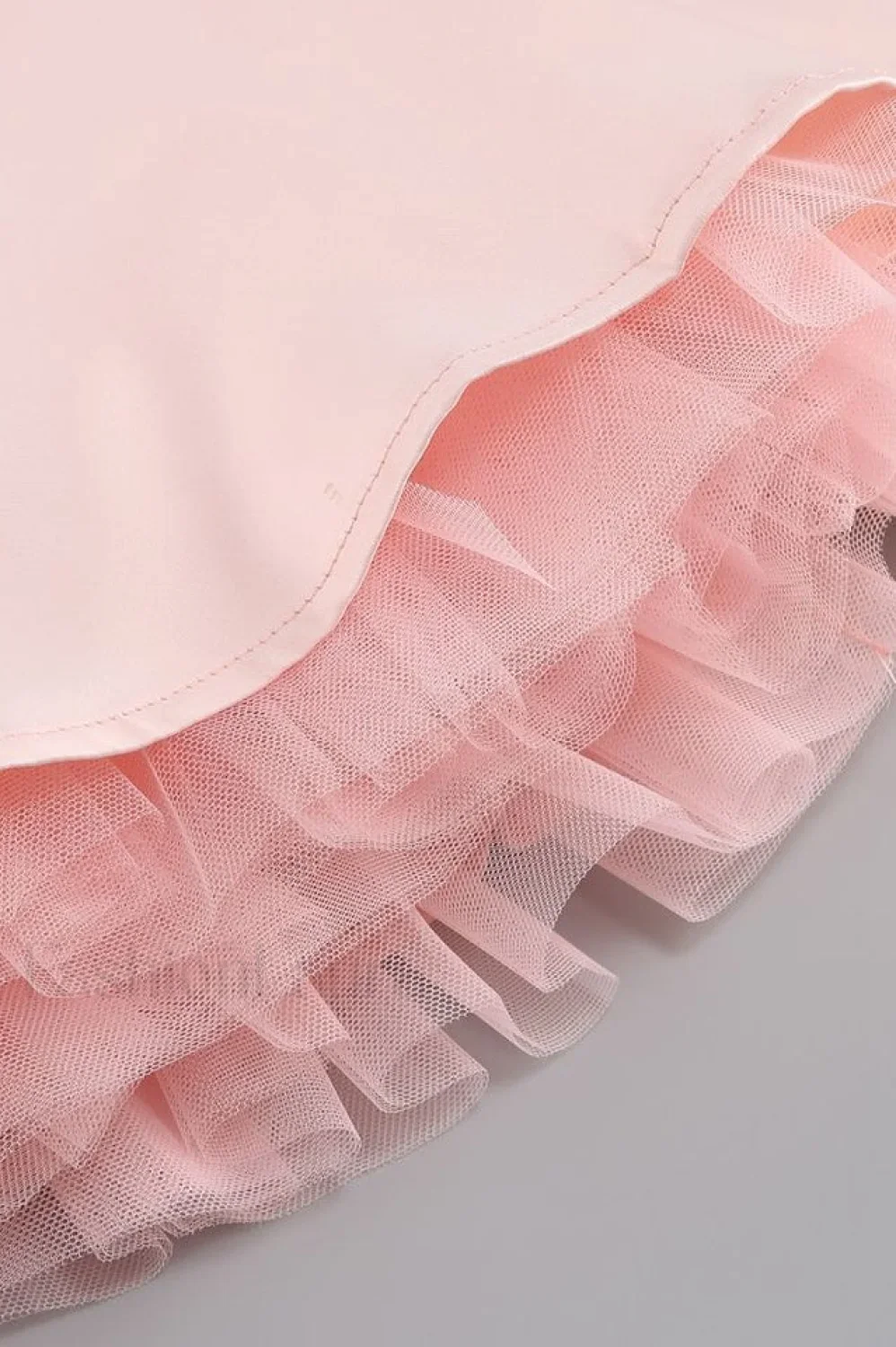 Mademoiselle Ballerina Pink Charming Tulle Mini Dress - Image 15