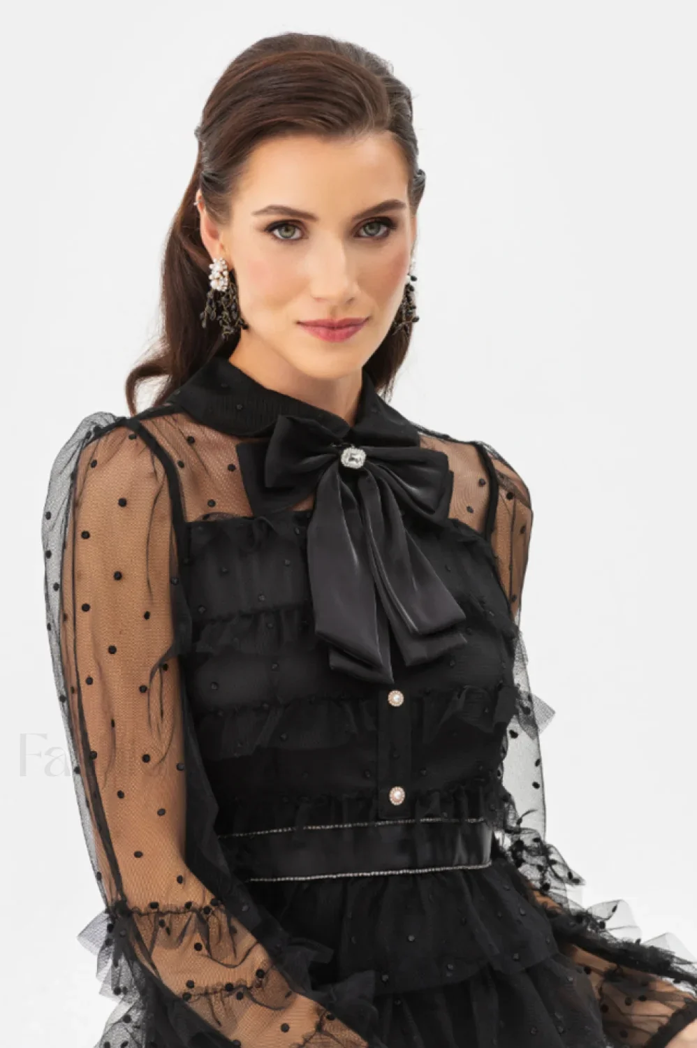Maddison Polka Stylish Dot Maxi Dress - Image 5