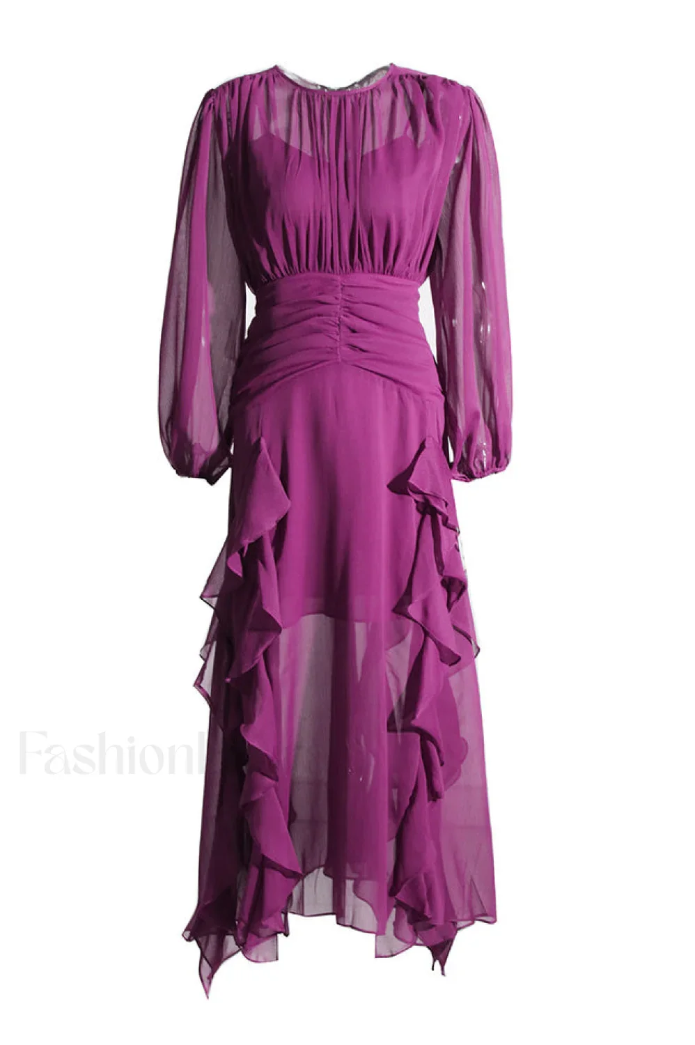 Leonie Ballon Stylish Sleeve Maxi Dress - Image 8