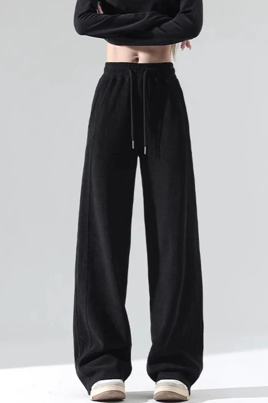 Fleece Lined Relaxed Knit Pants - Image 15