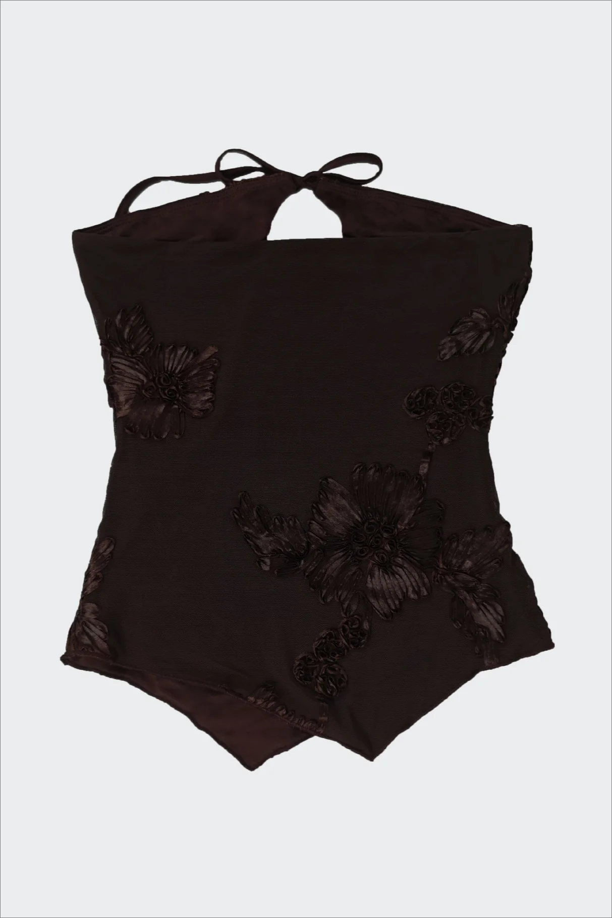 Floral Elegant Slim Fit Strapless Tube Top - Image 10