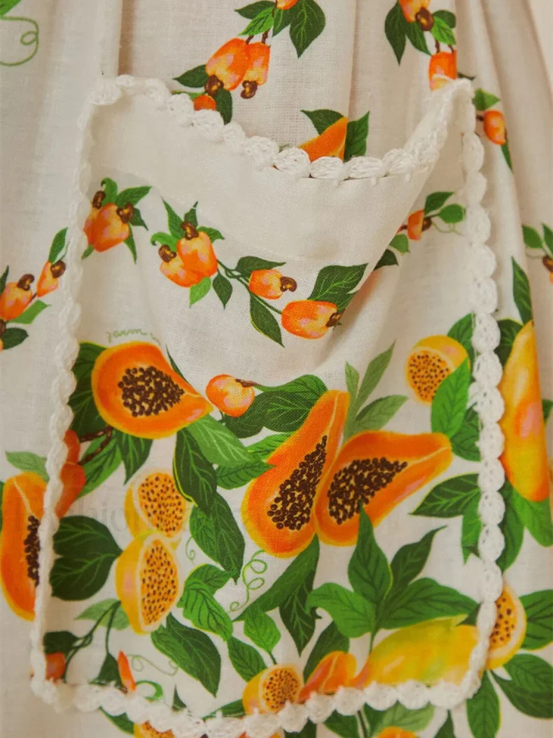 Floral Pocket Square Neck Maxi Dress - Image 5