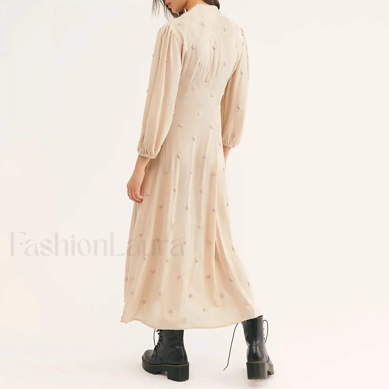 Floral Swing Maxi Boho Dress - Image 11