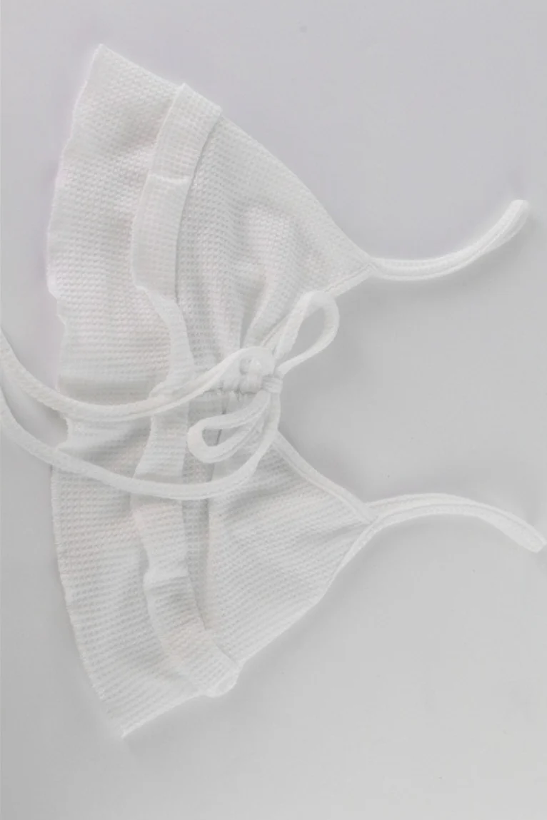 Frill Trim Tie Front Cami Crop Top Shorts Set - Image 8