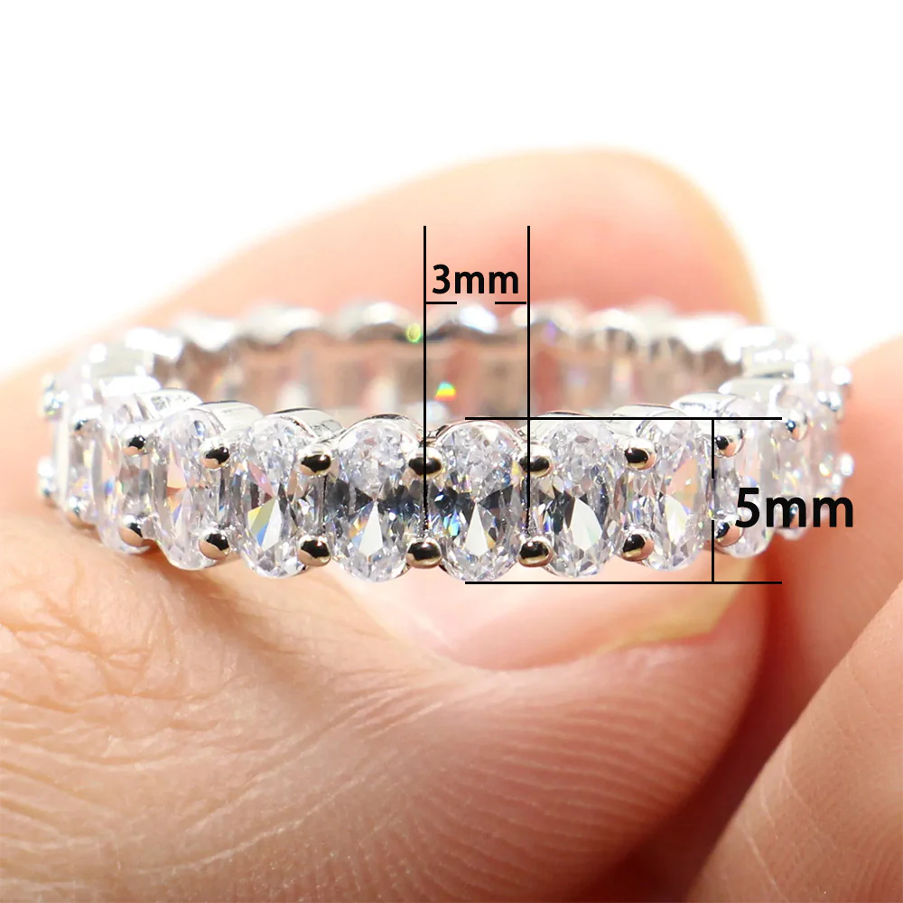 Full Cubic Zirconia Brilliant Ring - Image 5
