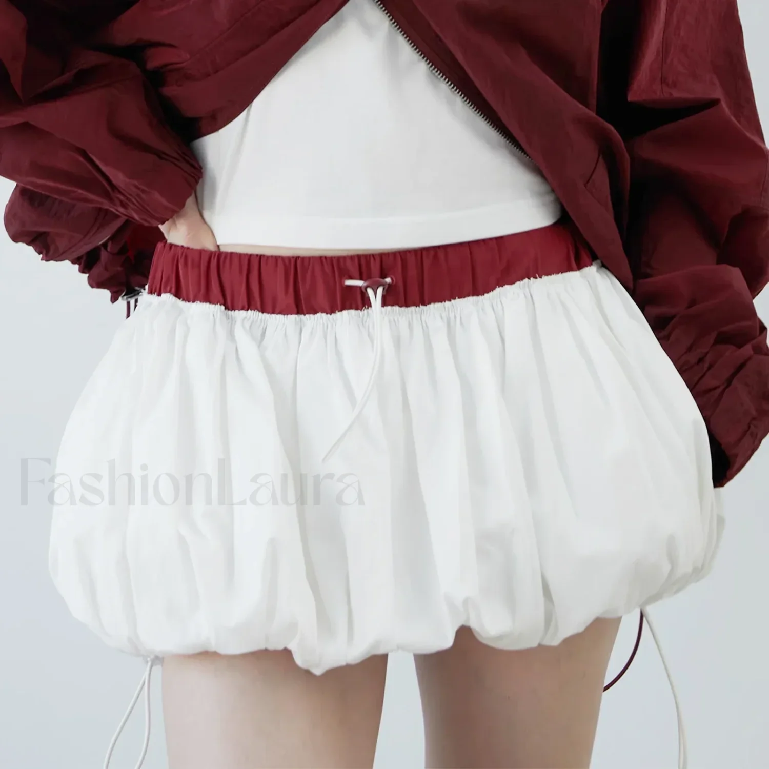 Gothic Contrast Pocket Mini Skirt - Image 10