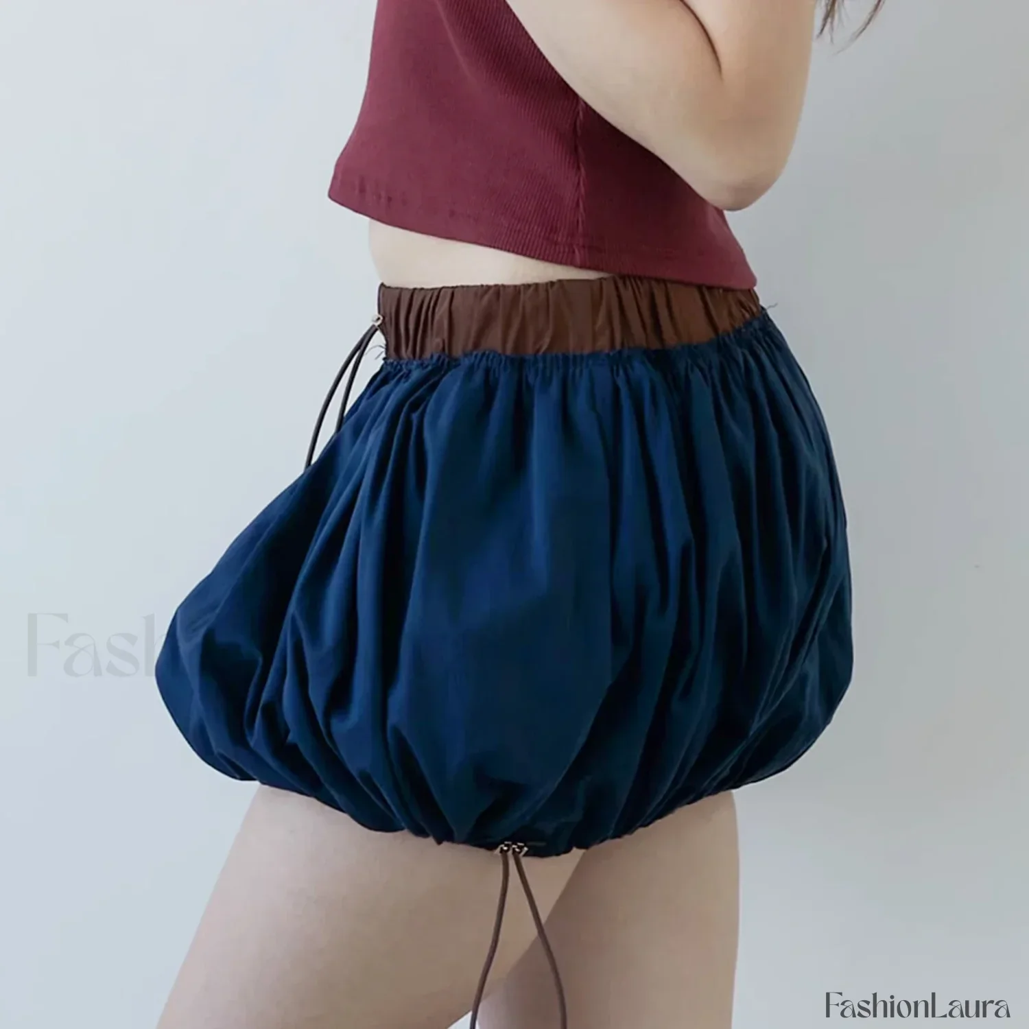 Gothic Contrast Pocket Mini Skirt - Image 11