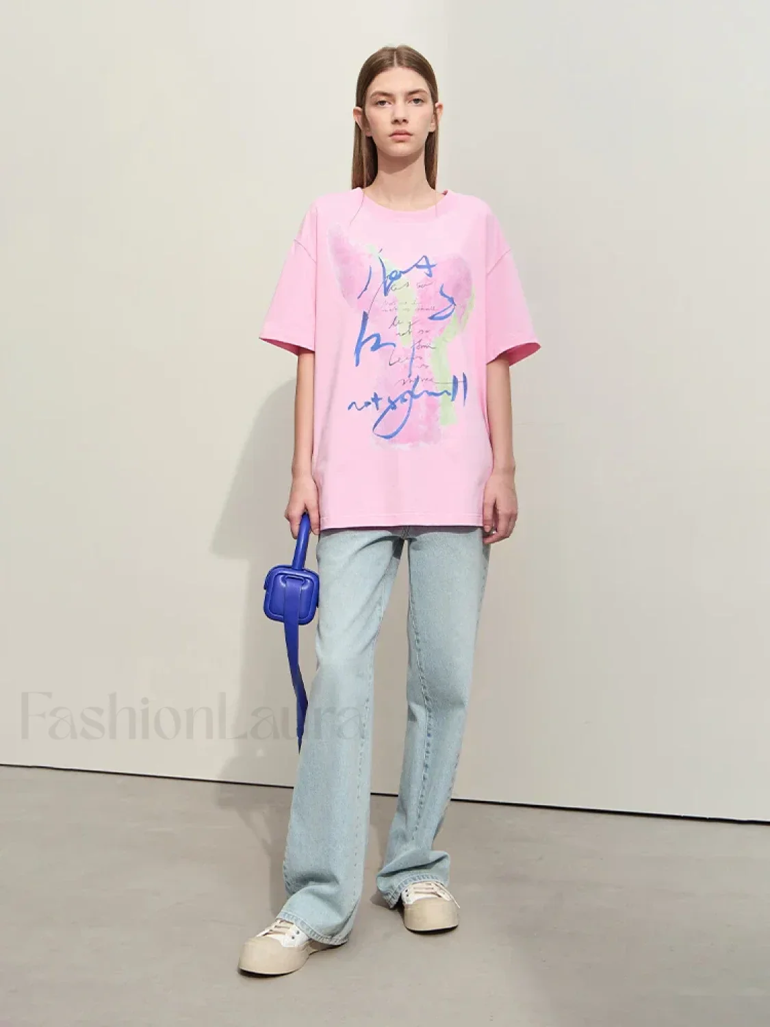 Graphic Drop Sleeve T-Shirt - Image 3