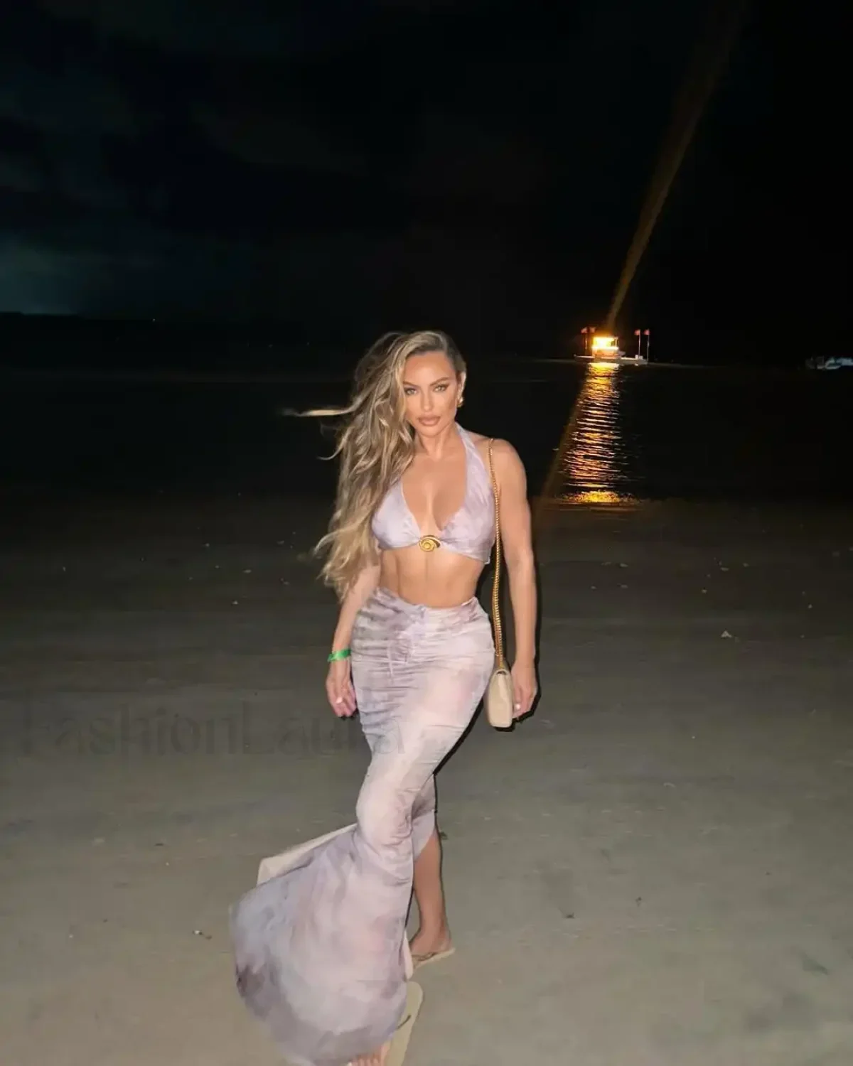 Halter Thong Skirt Bikini Three Piece Set - Image 10