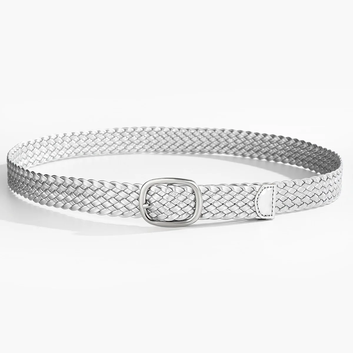 Handmade Woven Patent Leather Belt - Image 3