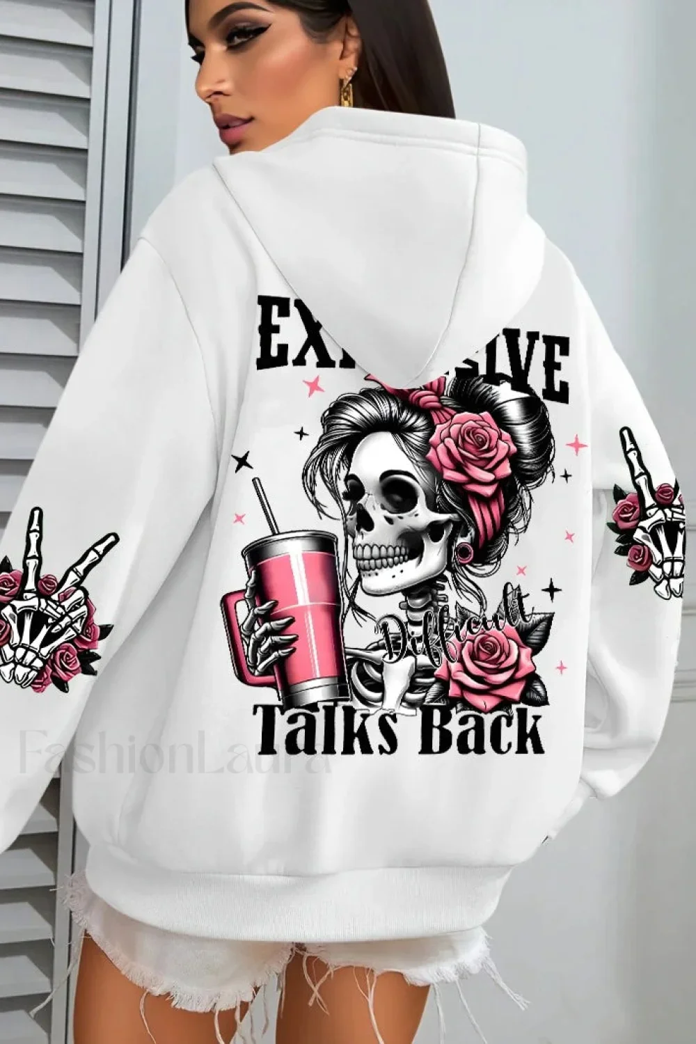 Harajuku Loose Fit Fleece Hoodie - Image 12