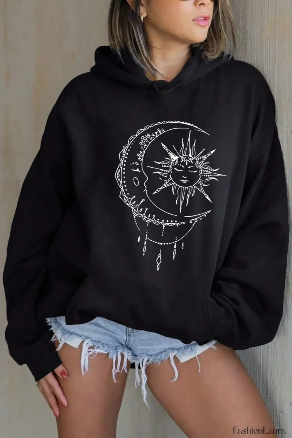 Harajuku Loose Fit Pocket Hoodie - Image 12