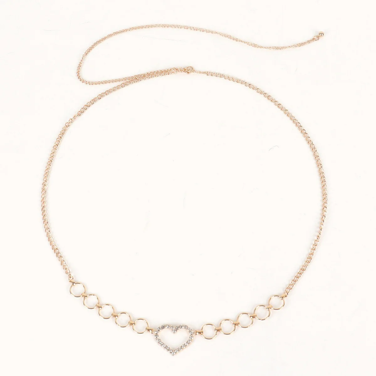 Heart Rhinestone Sparkle Chic Waist Chain - Image 6