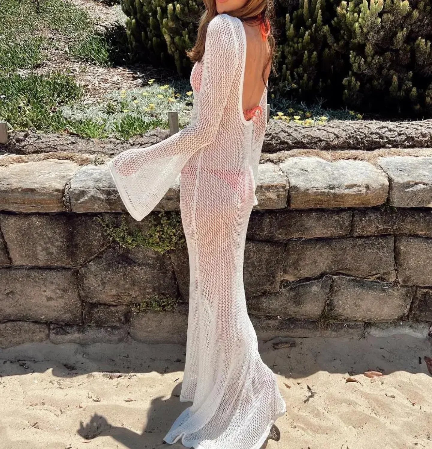 High-Quality Backless Long Cover Up - Image 8