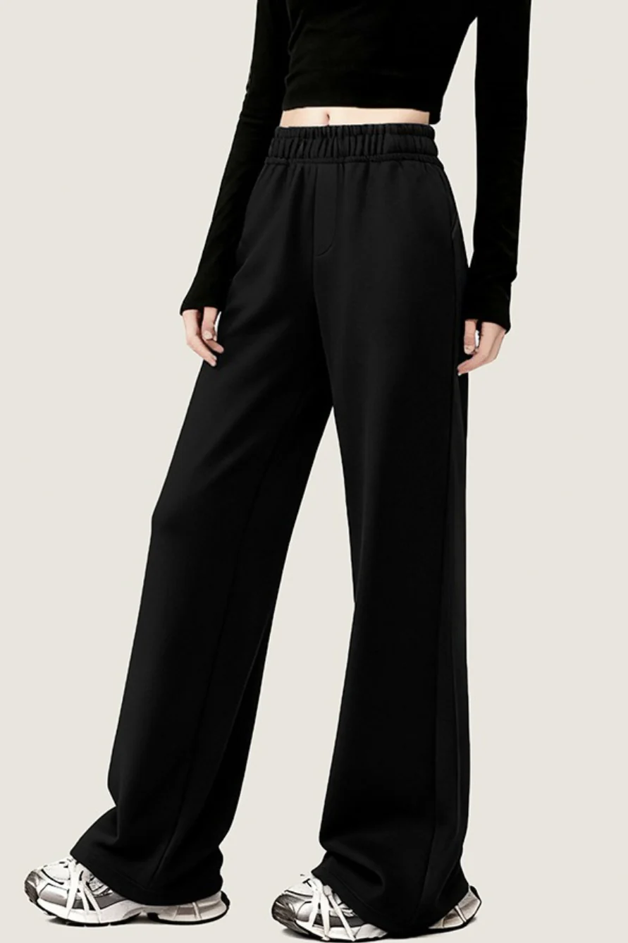 High Waist Narrow Leg Knit Pants - Image 9