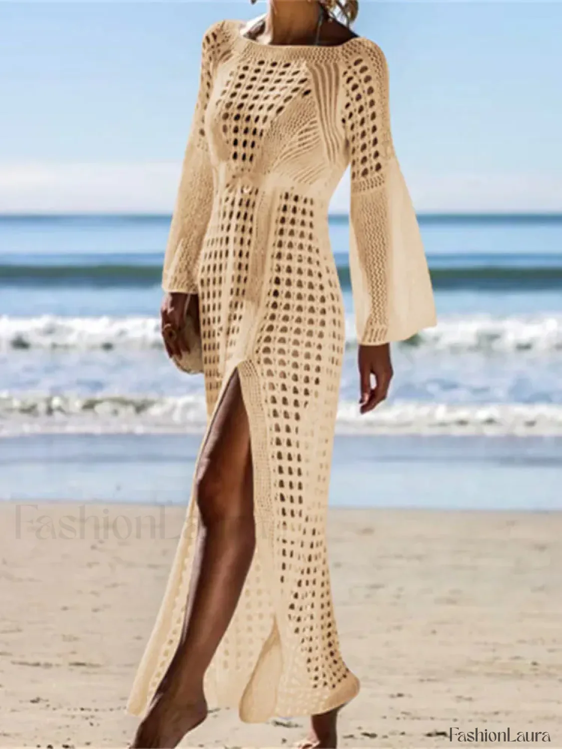 Hollow Out Crochet Tunic Cover Up - Image 15