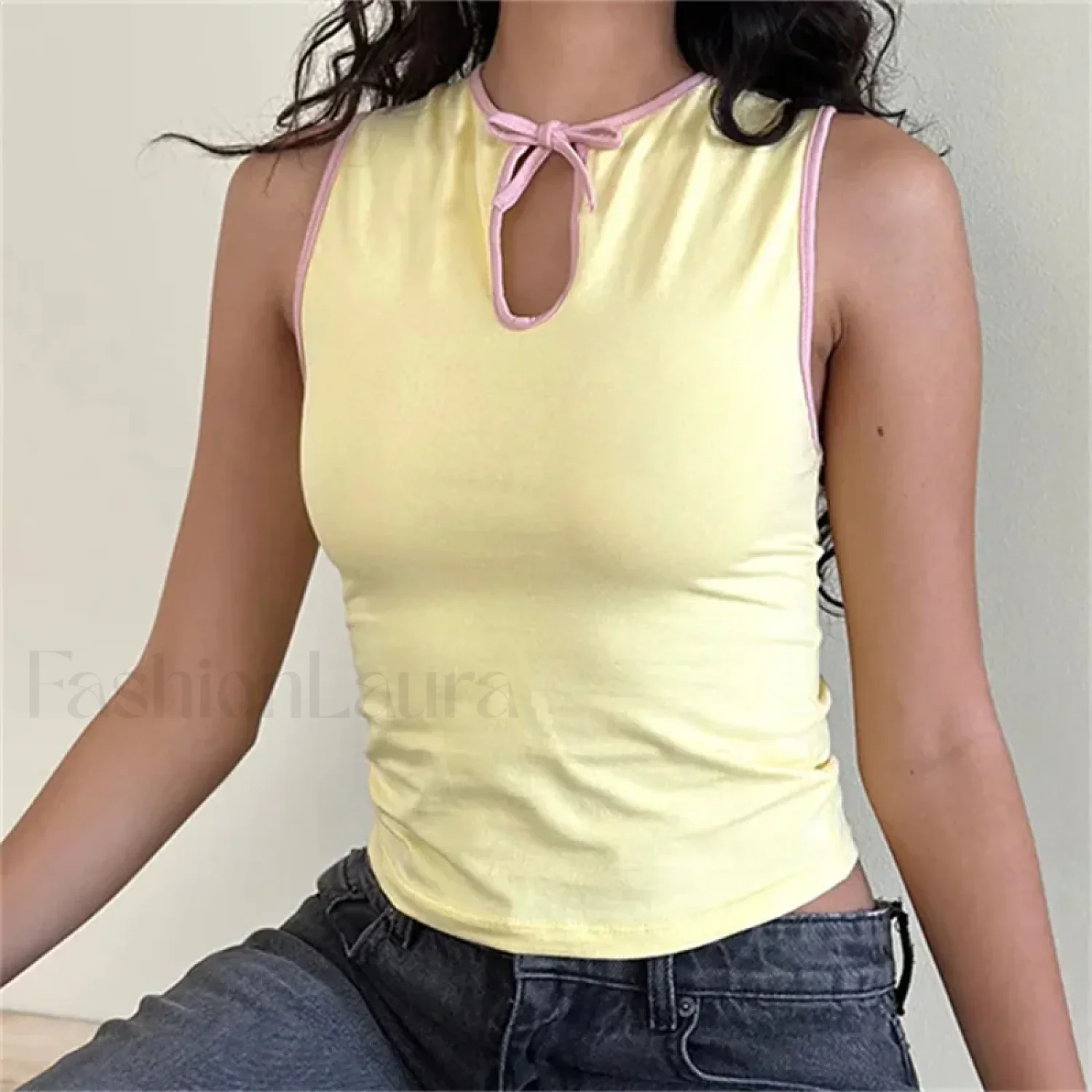 Hollow-Out Fairy Tee Crop Top - Image 11