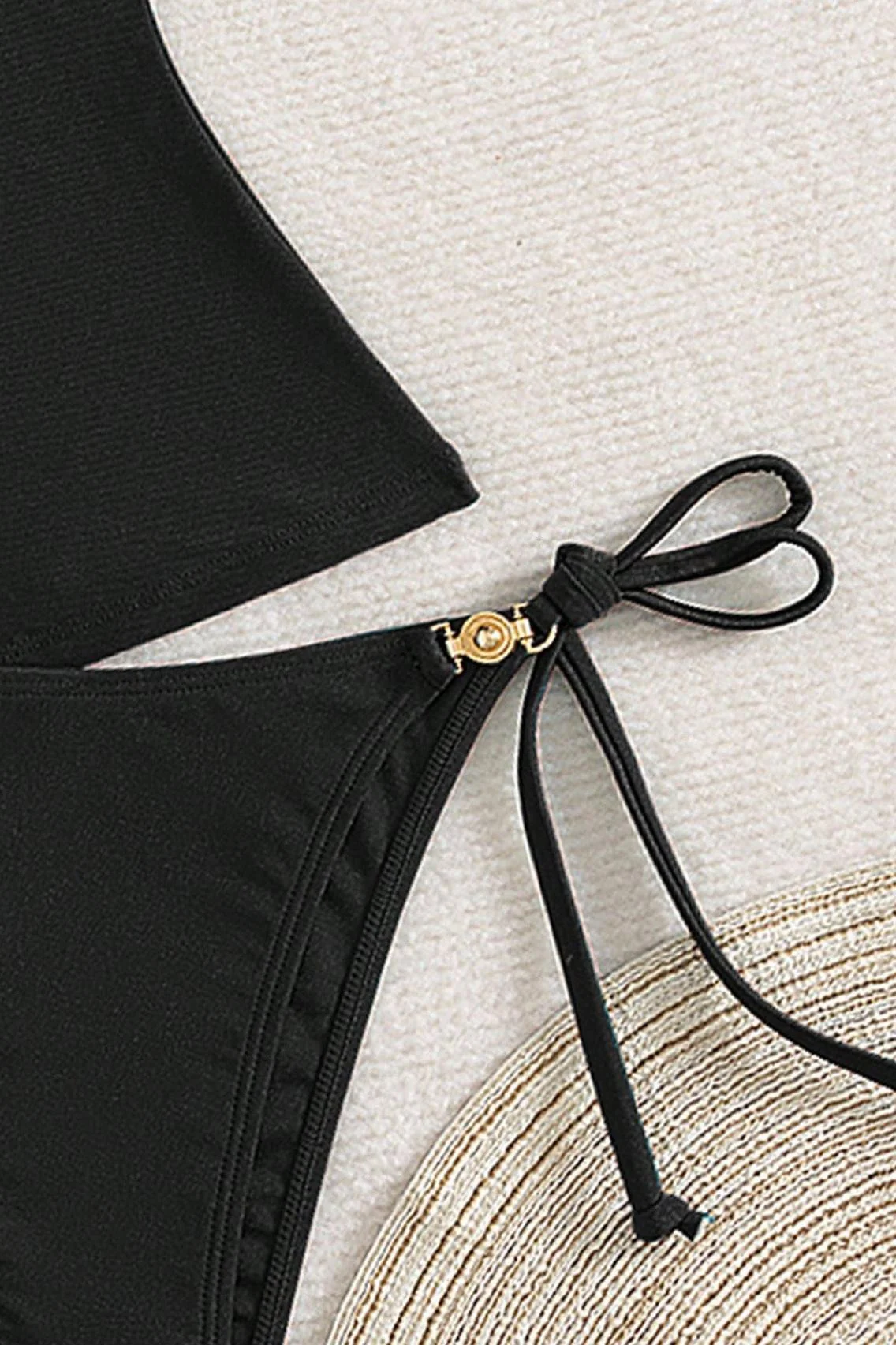 Hollow Out Slim Fit Sexy Two Piece Swim Set - Image 6