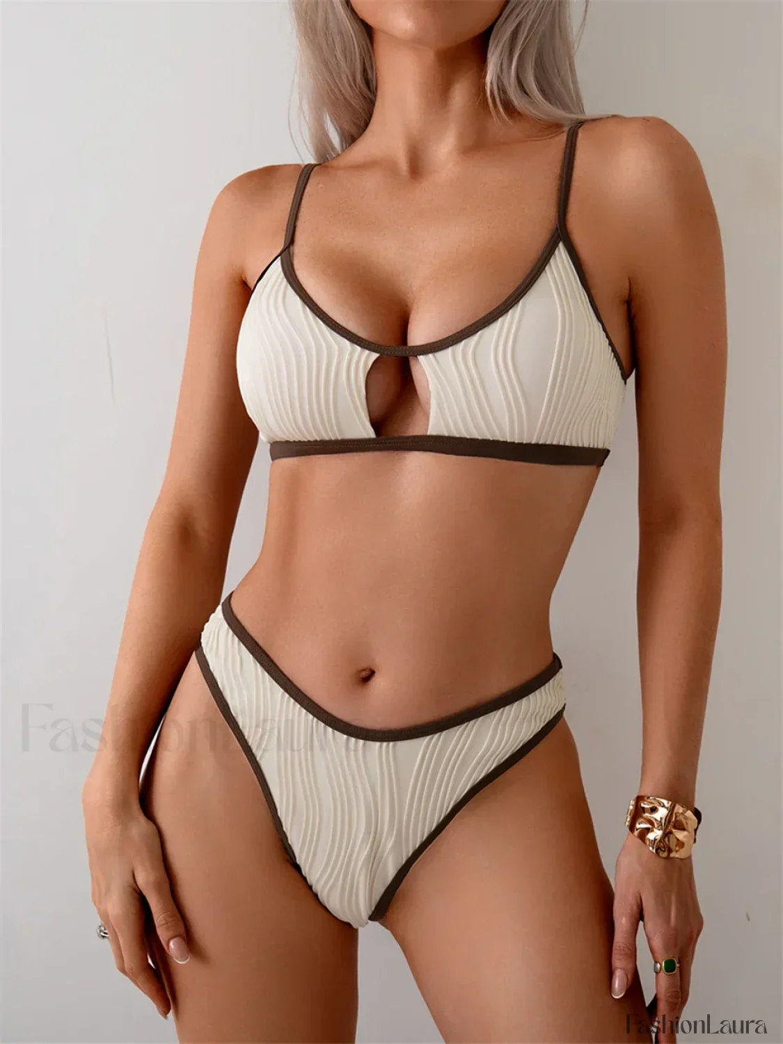 Hollow Suspender Bikini Set - Image 14