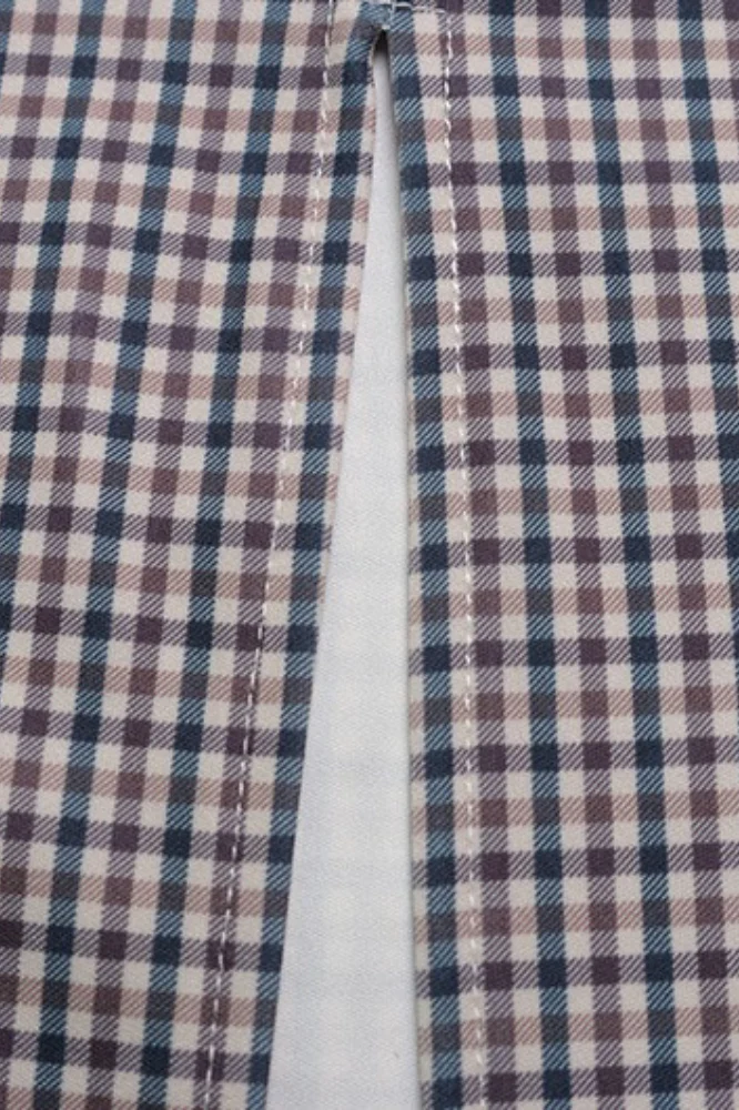 Houndstooth Print High Waist Pencil Skirt Set - Image 12