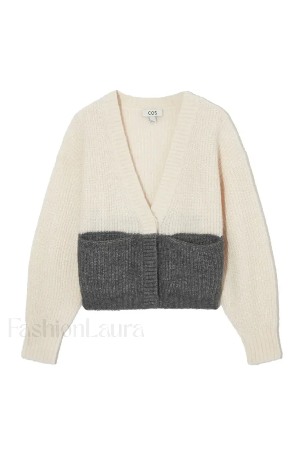 Jacquard Knit Wool Blend Cardigan - Image 5