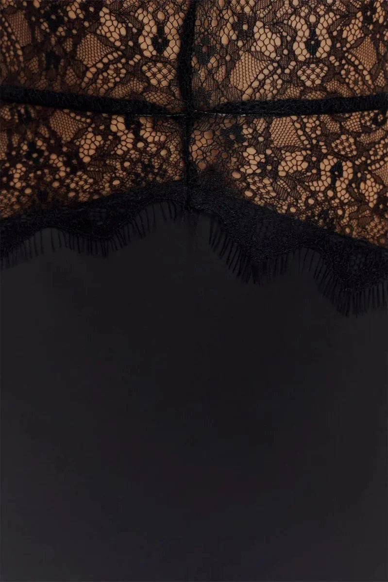 Lace Patchwork Backless Halter Boho Dress - Image 29