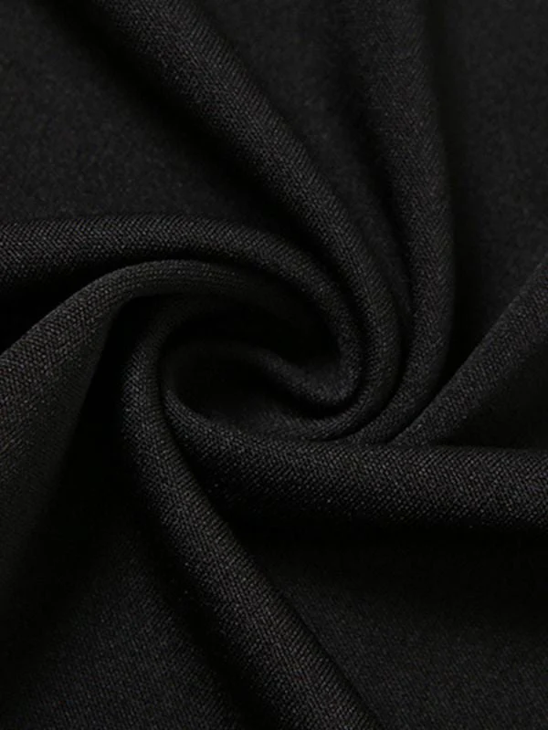 Lace Trim Split Open Back Mini Dress - Image 6