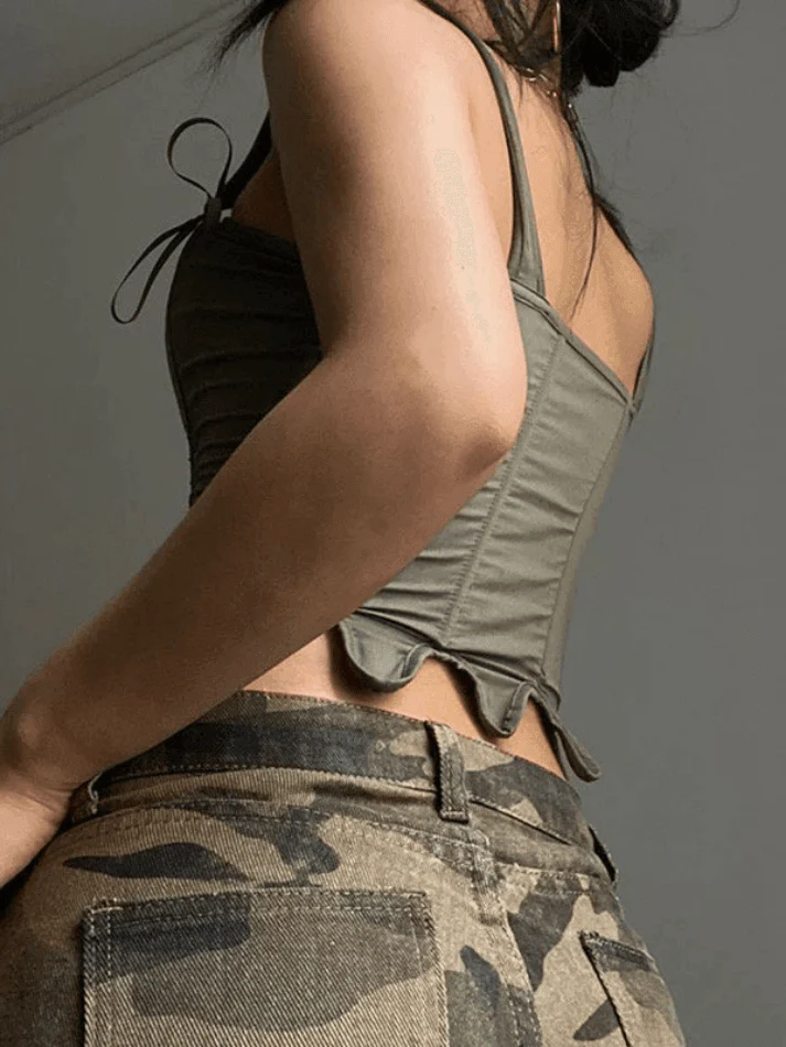 Lace Up Corset Top - Image 21