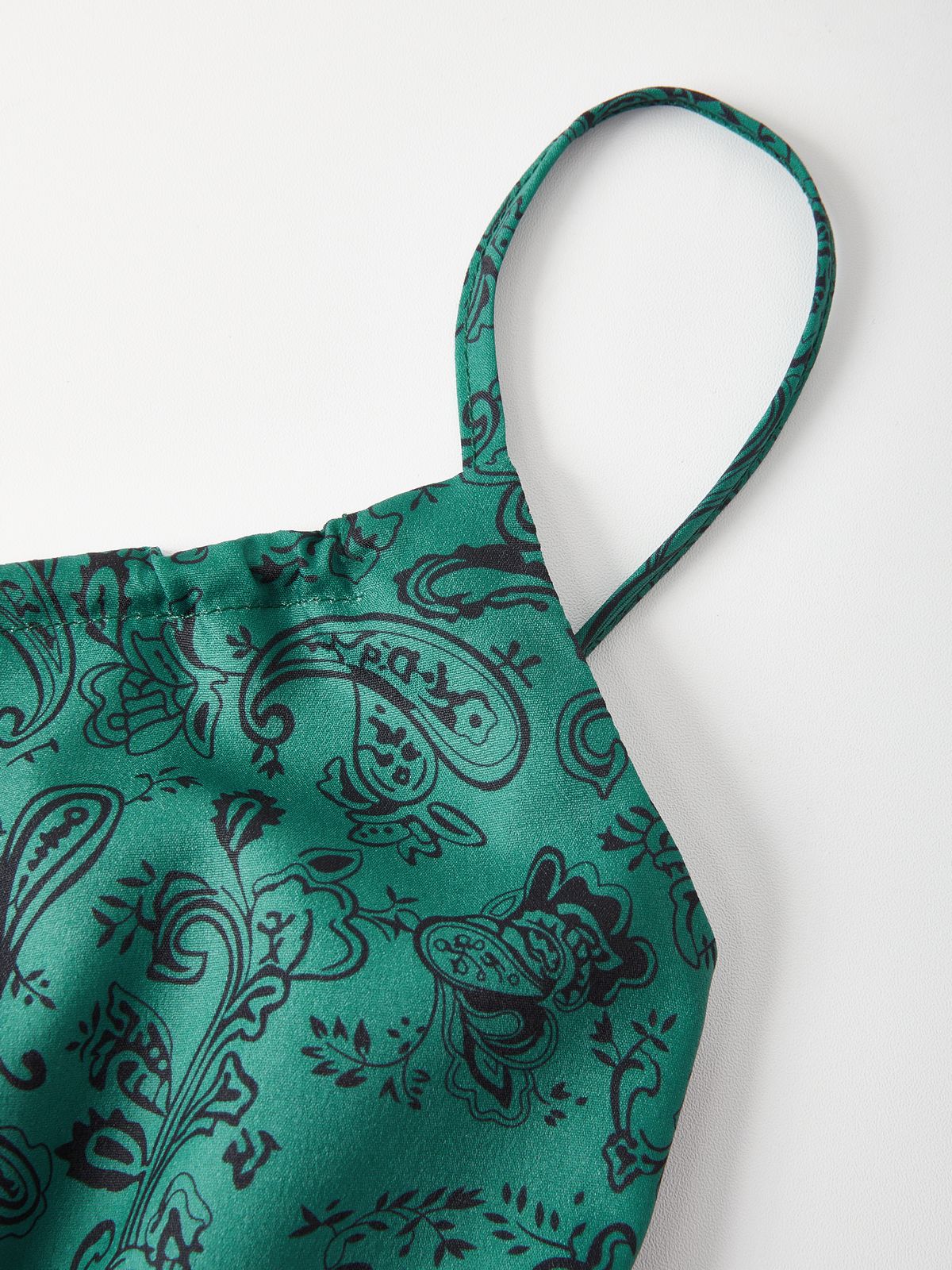 Lace Up Paisley Print Mini Dress - Image 15