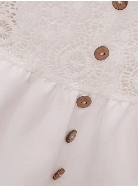 Lace V-Neck Ruffle Mini Boho Dress - Image 25