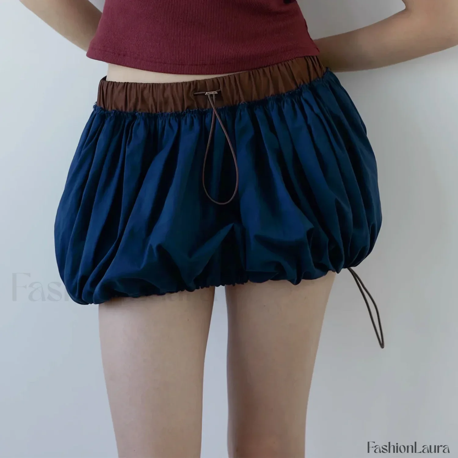 Lantern Puffball Elastic Waist Skirt - Image 15