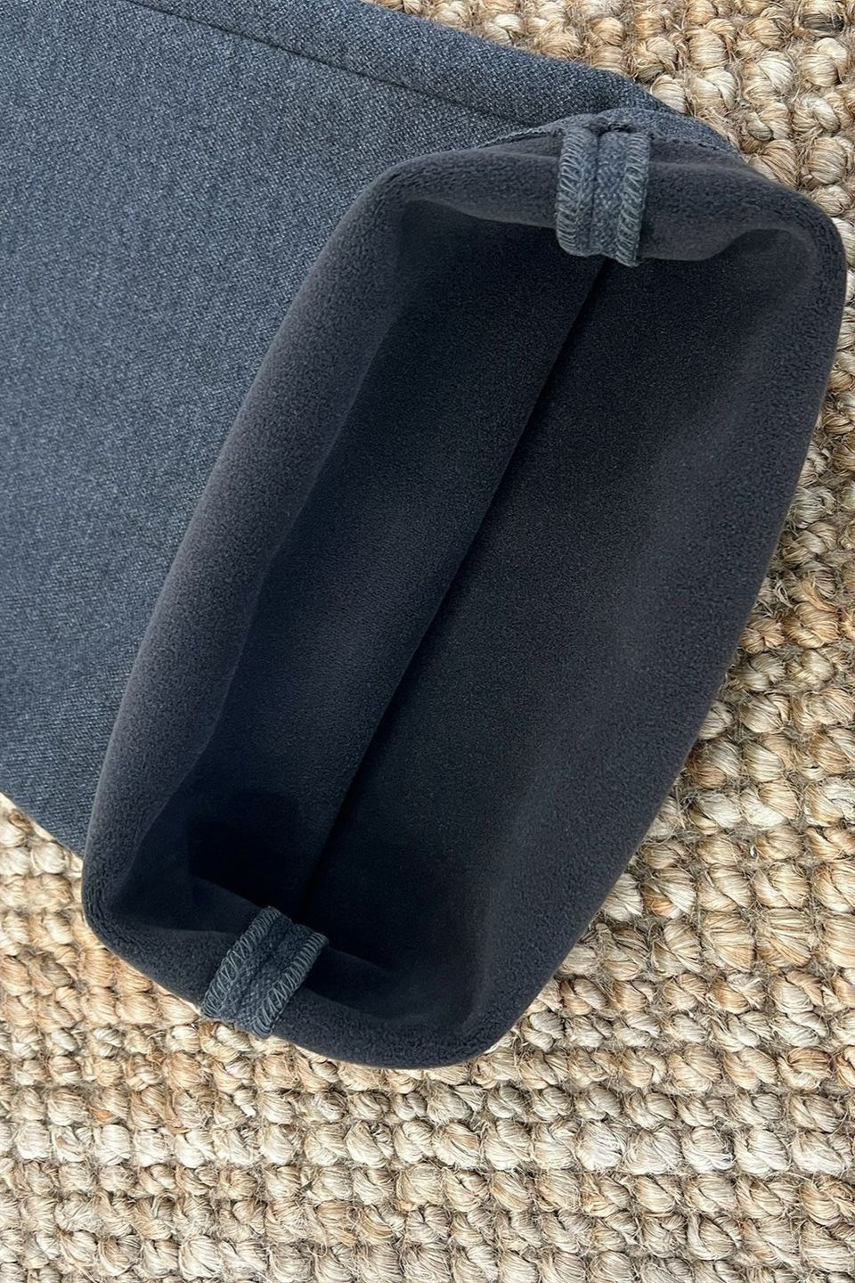 Layered Look Fleece Lined Ruffle Casual Pants - Image 10