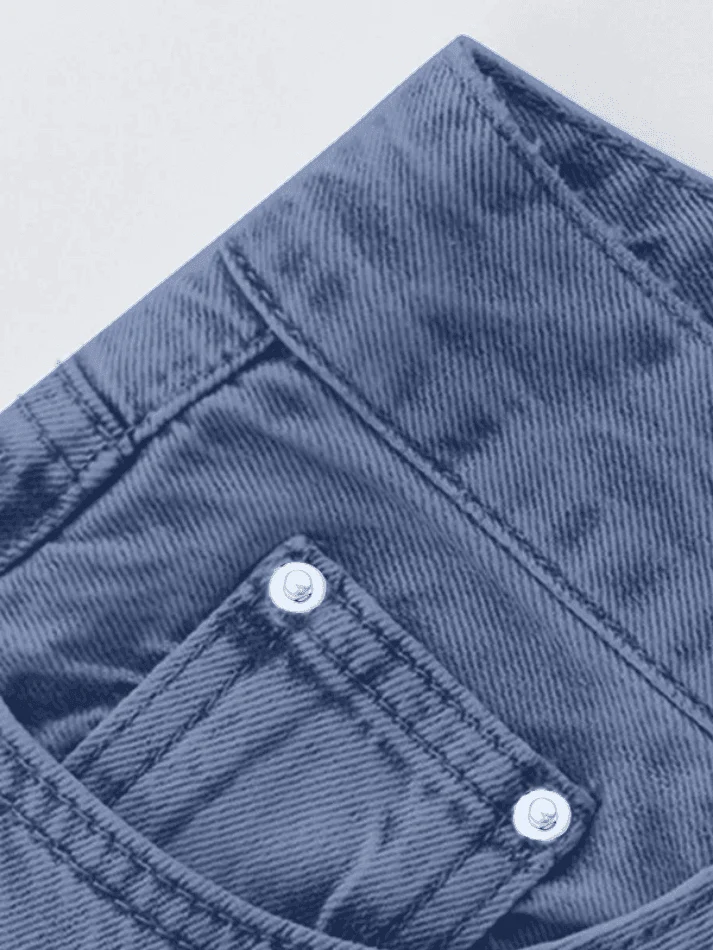 Light Wash Denim Boyfriend Jeans - Image 14