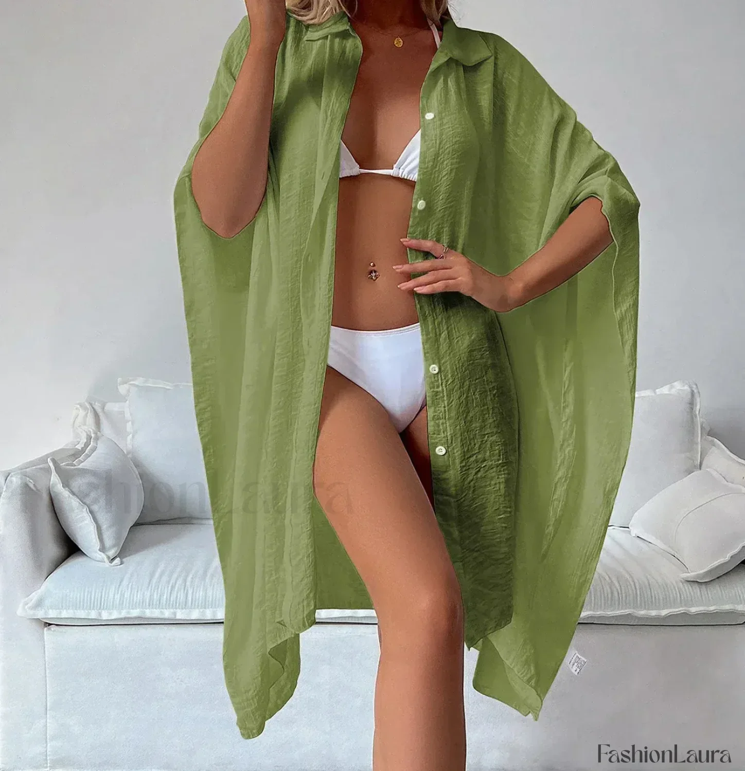 Loose Cardigan Sun Protection Cover Up - Image 19