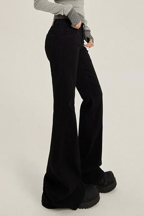 Low Rise Stretchy Slim Bootcut Jeans - Image 8