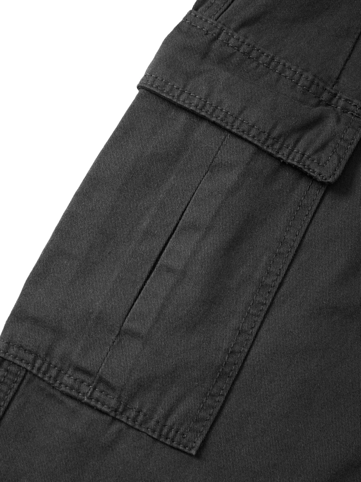 Men's Cargo Pocket Patched Straight Leg Jeans - Image 48