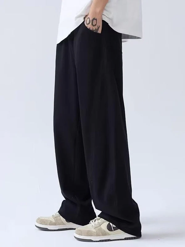 Men's Paneled Loose Casual Pants - Image 2