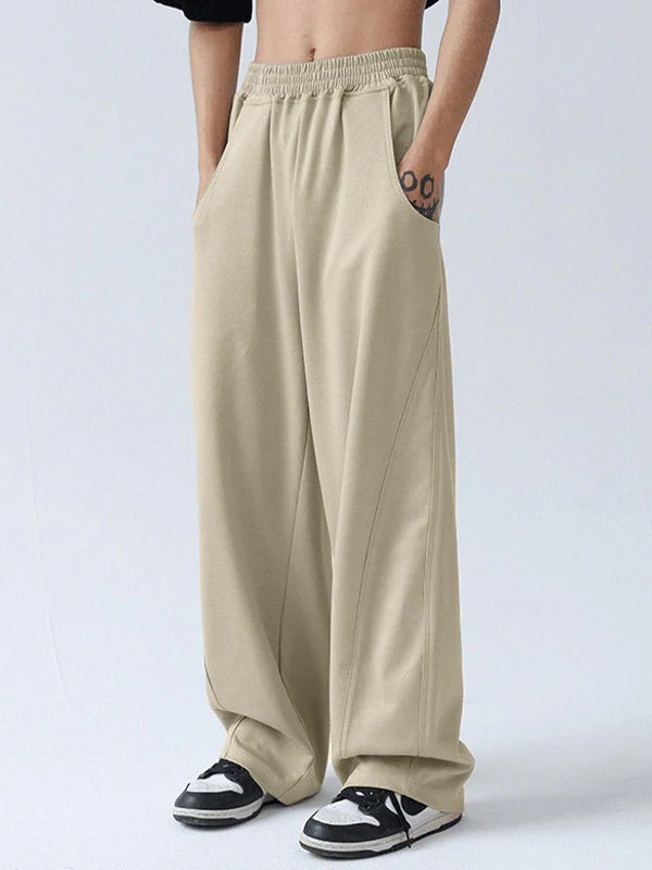 Men's Paneled Loose Casual Pants - Image 5