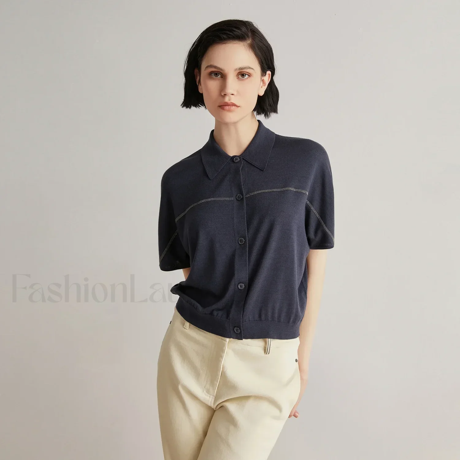 Merino Wool Silk High End T-Shirt - Image 5