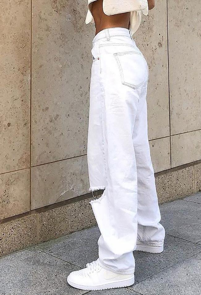 Mid Rise Extra Ripped Jeans - Image 7