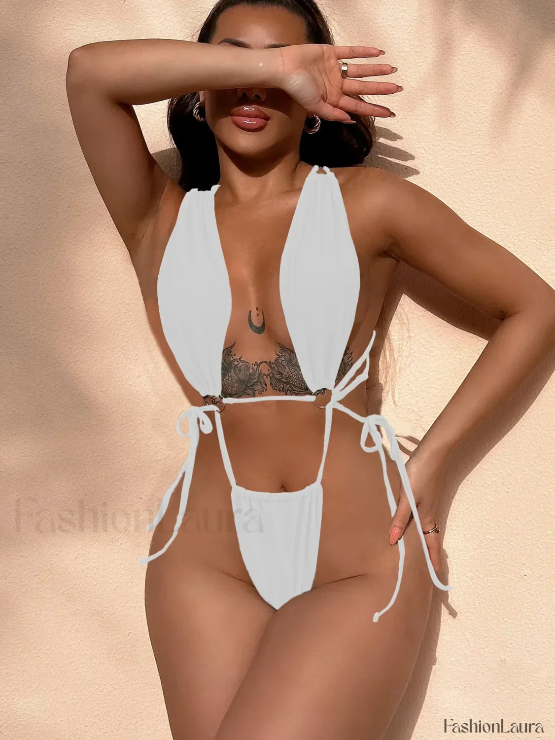Mini Low Waist Thong One Piece - Image 11