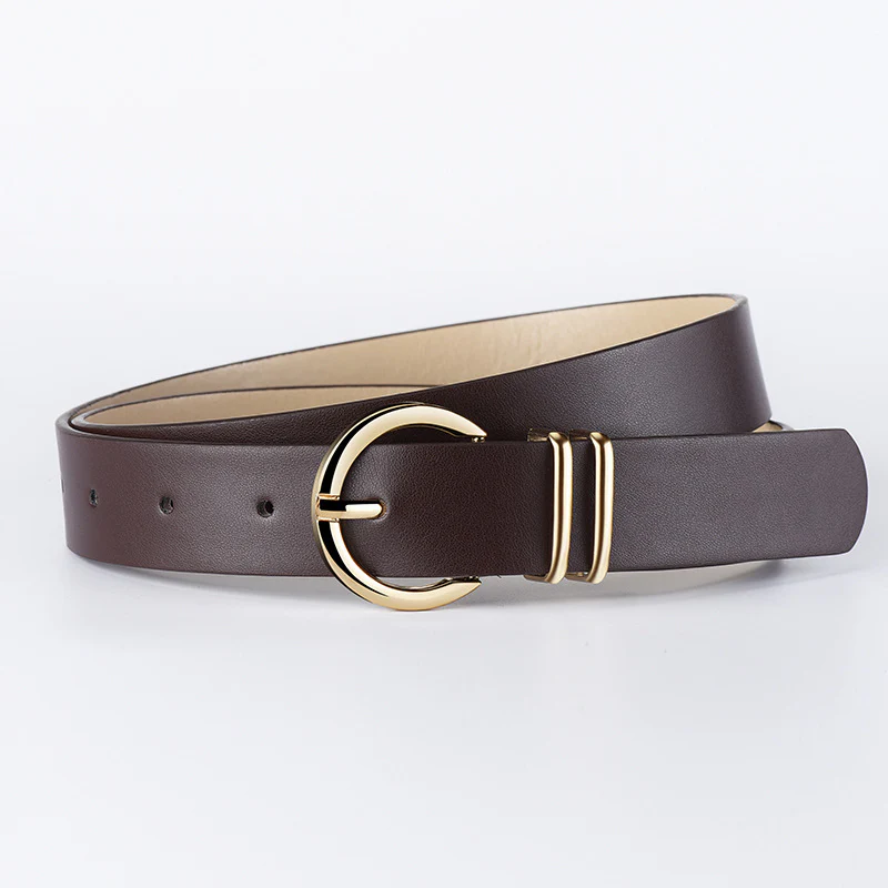 Minimal Double Ring Buckle Belt - Image 5